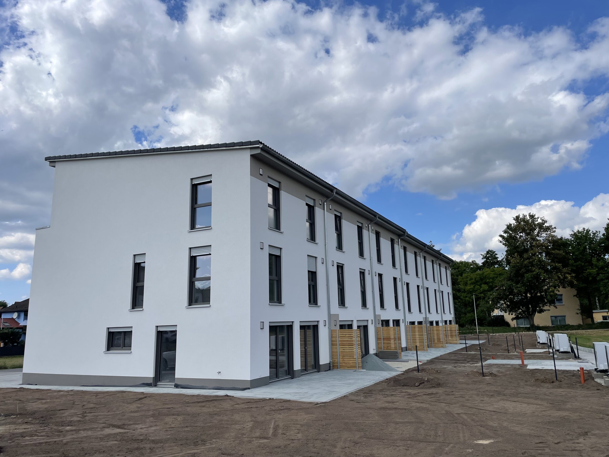 Neubau von 6 Reihenhäusern